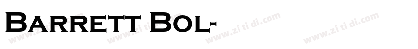 Barrett Bol字体转换